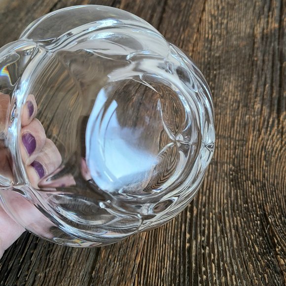 Royal Copenhagen crystal bowl in lotus shape. - Picture 7 of 9